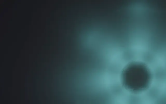 Ion Hole — Un pozo gravitacional. Cada nota suelta materia que espirala hacia adentro y alimenta un disco de acreción.