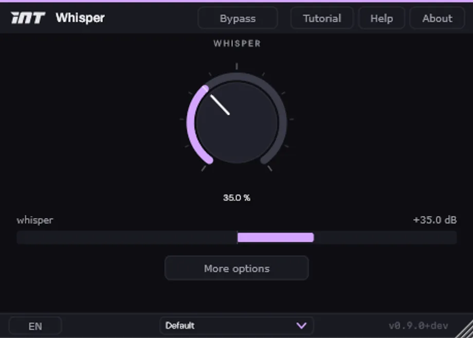 INT-Whisper | Al abrirlo